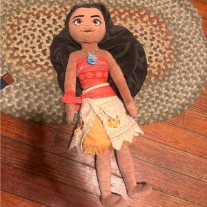 Disney Moana Adventure Plush Doll - Red and Brown